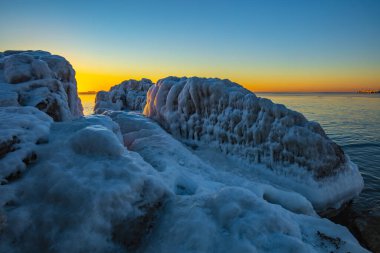 Doğal Sahil Sahnesi, Qinhuangdao Şehri, Çin