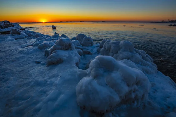 Doğal Sahil Sahnesi, Qinhuangdao Şehri, Çin