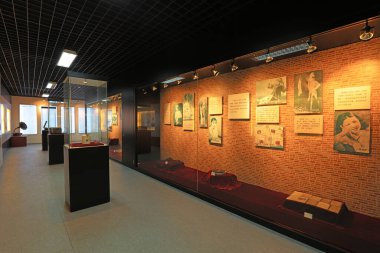 LUANNAN COUNTY, Hebei Eyaleti, Çin - 23 Nisan 2019: Çin Pingju Müzesinin mimari manzarası.