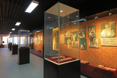 LUANNAN COUNTY, Hebei Eyaleti, Çin - 23 Nisan 2019: Çin Pingju Müzesinin mimari manzarası.