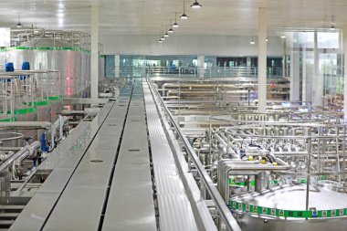 Süt Ürünlerinin Üretim Hattı