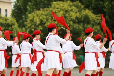 Parks, Hebei Eyaleti, Çin 'de Yaşlı Kadınlar için Belden Eğitimi