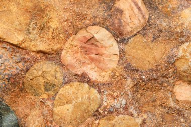 Garip şekilli renkli kayalar, Geopark, Çin 'de