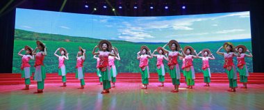 27 Eylül 2019 - Tangshan City, Çin Şarkı Konseri Sahnesi, Tangshan City, Hebei Eyaleti, Çin, Tangshan Şehri, Hebei Eyaleti, Çin.