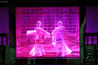 24 Eylül 2019, Tangshan City, Çin: Canlı deneyim dramasının fotoğrafı Gençlik, Tangshan City, Hebei Eyaleti, Çin.