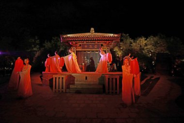 24 Eylül 2019, Tangshan City, Çin: Canlı deneyim dramasının fotoğrafı Gençlik, Tangshan City, Hebei Eyaleti, Çin.