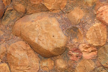 Garip şekilli renkli kayalar, Geopark, Çin 'de