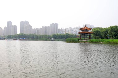 Beihe Park 'taki Pavilion, Luannan County, Hebei Eyaleti, Çin