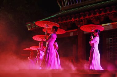 25 Eylül 2019, Tangshan City, Çin: Canlı deneyim dramasının fotoğrafı Gençlik, Tangshan City, Hebei Eyaleti, Çin