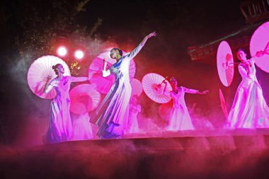 25 Eylül 2019, Tangshan City, Çin: Canlı deneyim dramasının fotoğrafı Gençlik, Tangshan City, Hebei Eyaleti, Çin