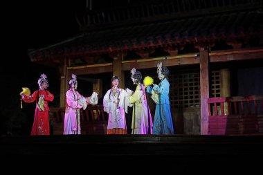 25 Eylül 2019, Tangshan City, Çin: Canlı deneyim dramasının fotoğrafı Gençlik, Tangshan City, Hebei Eyaleti, Çin