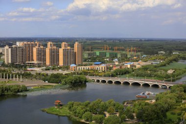 Liman şehri manzarası, Çin