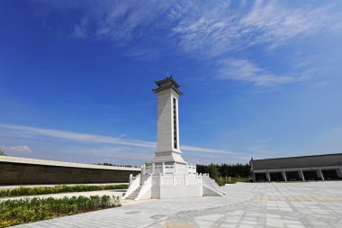 Luannan County - 31 Ağustos 2018: Devrimci şehitler anıtı, Luannan County, Hebei Eyaleti, Çin