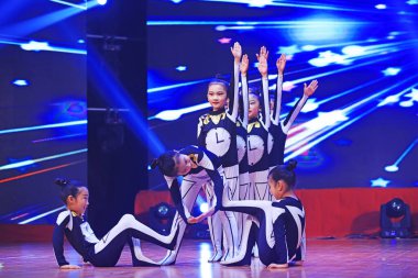 Luannan County - 29 Ocak 2019: Sahne, Luannan County, Hebei Eyaleti, Chin