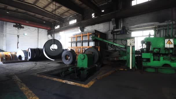 Linha Produção Tiras Está Fábrica Norte China — Vídeo de Stock