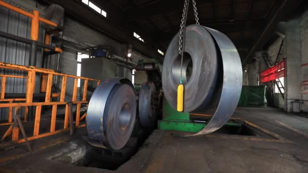 Linha Produção Tiras Está Fábrica Norte China — Vídeo de Stock