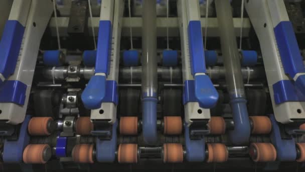 生産ラインの回転プラント機械類および装置 北中国 — ストック動画