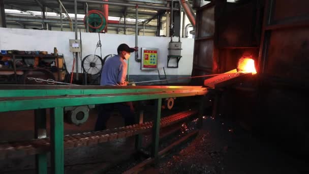 Luannan County Provincie Hebei China April 2020 Werknemers Werken Intensief — Stockvideo