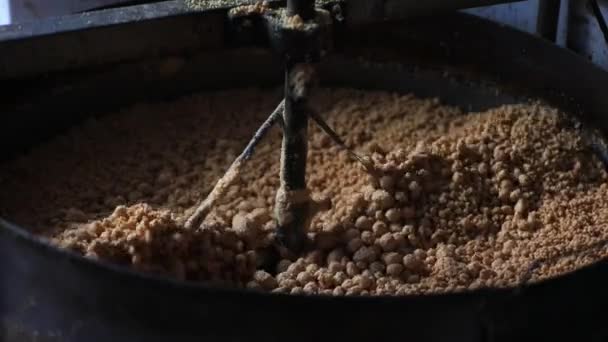 Maszyny Mieszają Mąkę Warsztacie Ręcznym Północne Chiny — Wideo stockowe