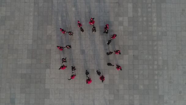 Paese Luannano Provincia Hebei Cina Maggio 2020 Signore Praticano Danza — Video Stock