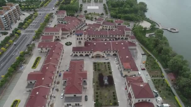 Τοπίο Αστικής Αρχιτεκτονικής Βόρεια Κίνα — Αρχείο Βίντεο
