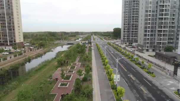 Пейзаж Міської Архітектури Північний Китай — стокове відео