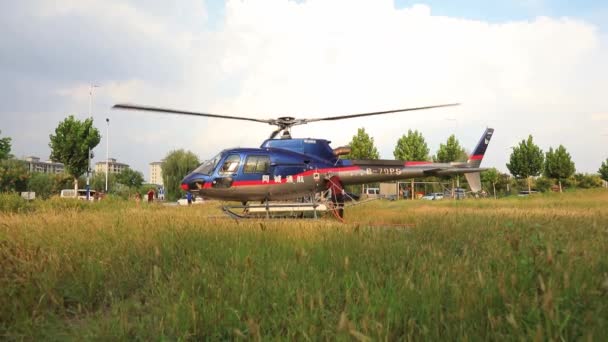 Luannan County Provincia Hebei China Septiembre 2020 Los Vehículos Aéreos — Vídeo de stock