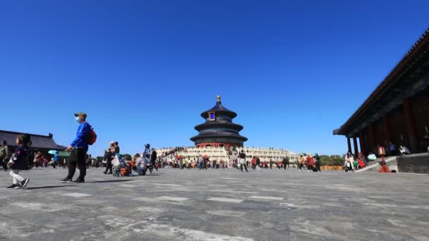 Pékin Chine Octobre 2020 Paysage Architectural Parc Tiantan — Video