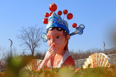 Parktaki antik Çinli kadın heykelleri, Kuzey Çin