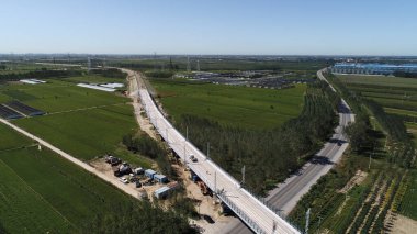 Elektrikli demiryolu şantiyesi, Kuzey Çin