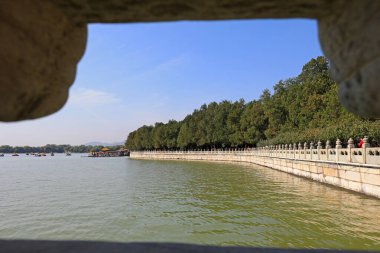 Pekin 'deki Kunming Gölü Sahnesi Yaz Sarayı, Çin