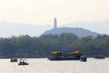 Pekin 'deki Kunming Gölü Sahnesi Yaz Sarayı, Çin