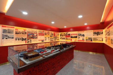 Fengrun Bölgesi, Hebei Eyaleti, Çin - 4 Kasım 2020 Kırsal Halk Masalları Sergisi