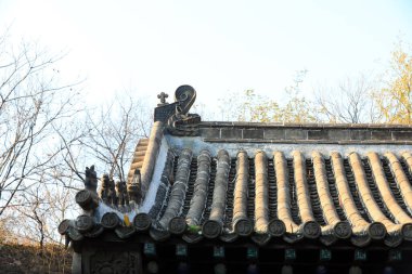 Antik mimari, saçaklar, mimari manzara, Kuzey Çin