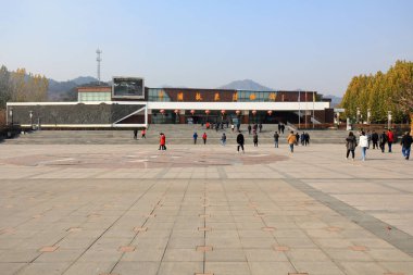 Qianxi Eyaleti, Hebei Eyaleti, Çin - 5 Kasım 2020: Kestane Müzesinin mimari manzarası