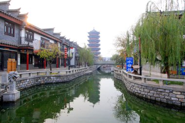 LUAN COUNTY - 23 Kasım: Luanzhou şehrinde, 23 Kasım 2014 'te, Luan County, Hebei Eyaleti, Çin