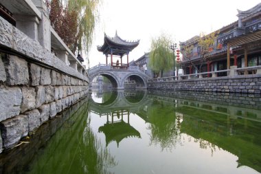 Luanzhou şehrinde 23 Kasım 2014 'te, Luan County, Hebei Eyaleti, Çin