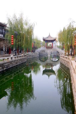 Luanzhou şehrinde 23 Kasım 2014 'te, Luan County, Hebei Eyaleti, Çin