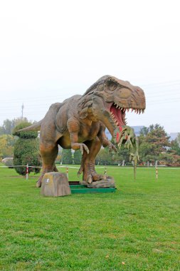 BEIJING - 23 Ekim: Dinozor modeli 23 Ekim 2014 tarihinde, Pekin, Çin