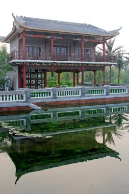 BEIJING - 23 Ekim: Lingnan bahçe mimarisi, 23 Ekim 2014, Pekin, Çin