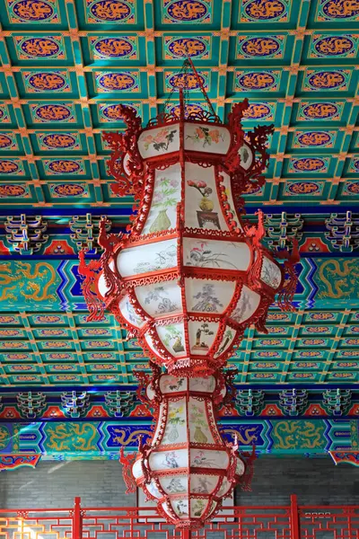 stock image Chinese traditional style droplight, closeup of photo