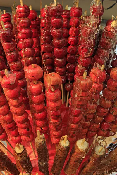 Çin geleneksel aperatifleri buz-şeker kabağı, fotoğraf yakın çekim