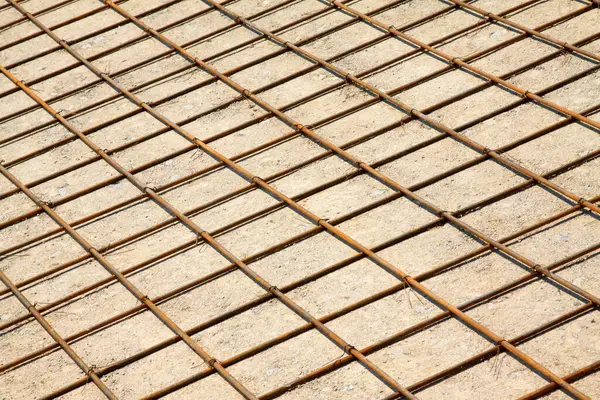 Yol mühendisliği alanında çelik kumaş, fotoğrafa yakın çekim.