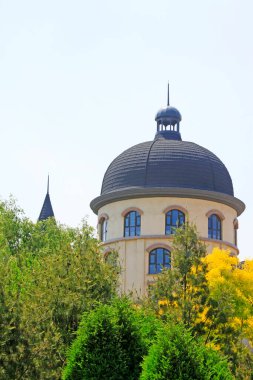 Bir parkta Avrupa peyzaj mimarisi