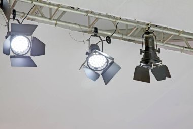 sahne ışıkları fotoğrafın yakınlaştırılması