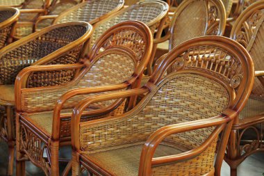 Bambu kanepede fotoğrafın yakın çekimi