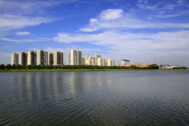 Rıhtım kenti manzarası, Çin