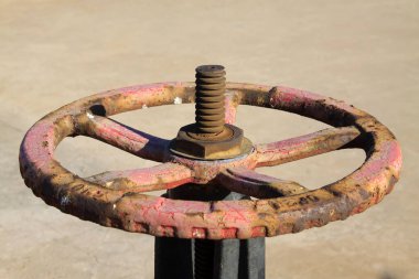 Kontrol vanası, fotoğrafın kapatılması.