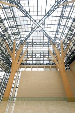 Hebei Müzesi 'ndeki Fornix Hall, fotoğrafa yakın çekim.