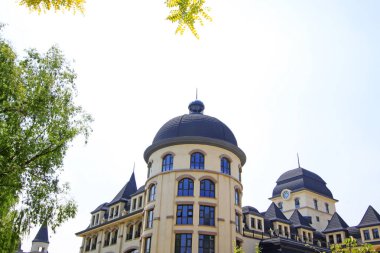 Bir parkta Avrupa peyzaj mimarisi